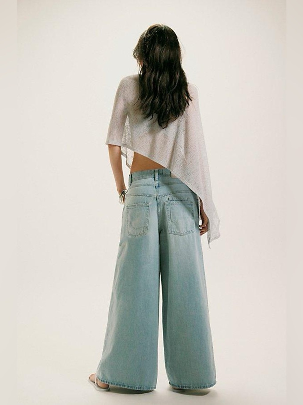 NWT We The Free Give And Take Baggy Wide-Leg Jeans